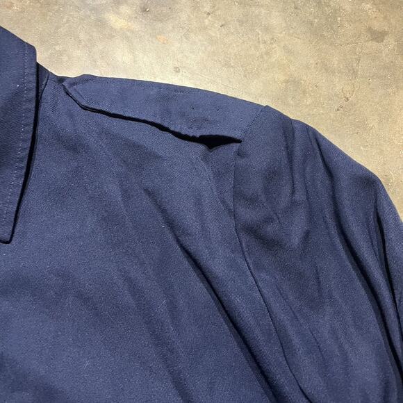 Vintage 80s US Air Force Navy Wool Bomber Jacket - Picture 2 of 3